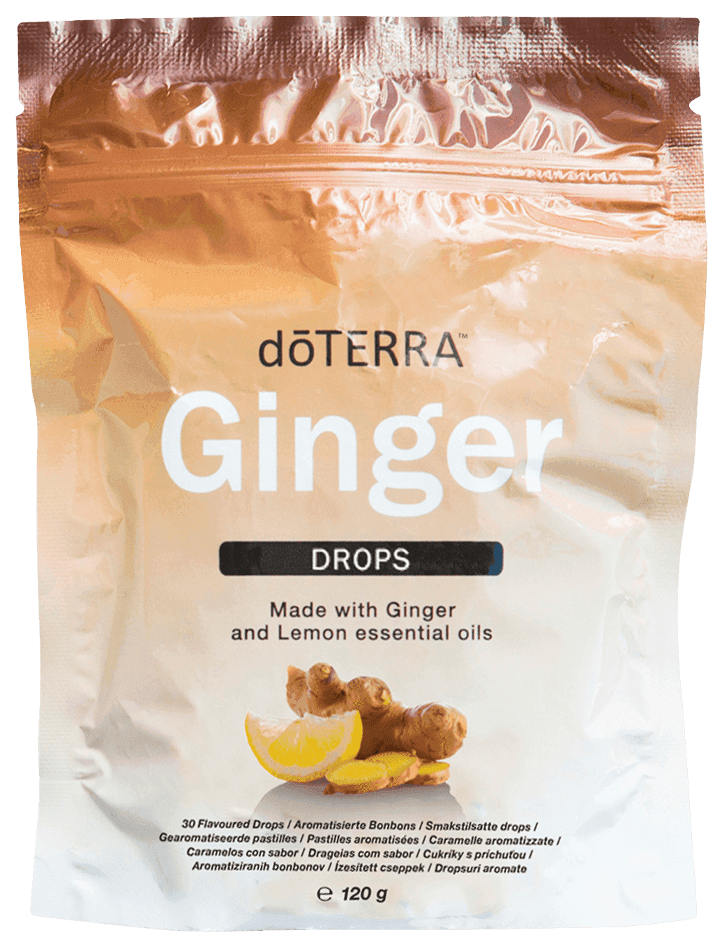 doTERRA gyömbércukorka – pasztilla illóolajokkal
