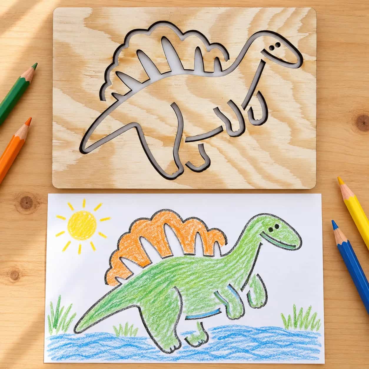 Rajzsablon Dinoszauruszok – Spinosaurus, 2. változat