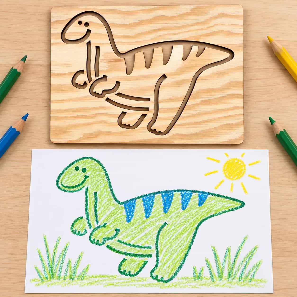 Rajzsablon Dinoszauruszok – Eoraptor
