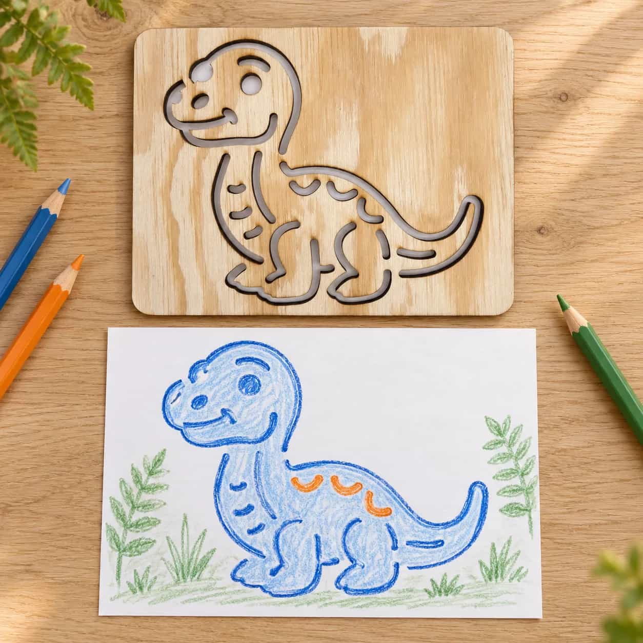 Rajzsablon Dinoszauruszok – Moschops