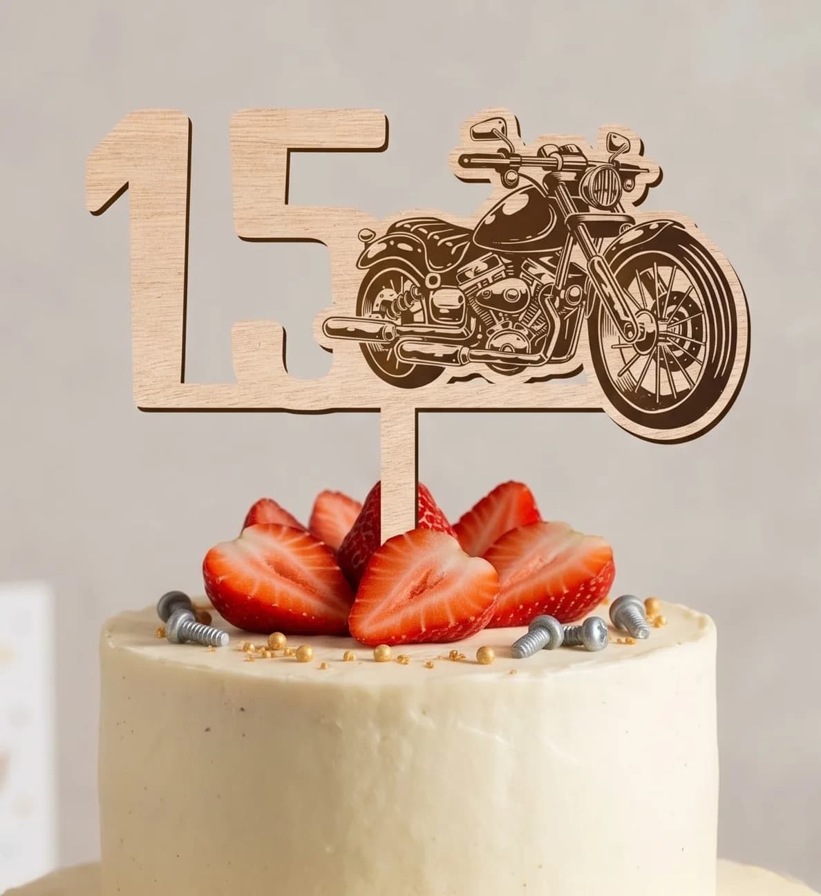 Tortadísz – Születésnap – Motor (Chopper / Cruiser)