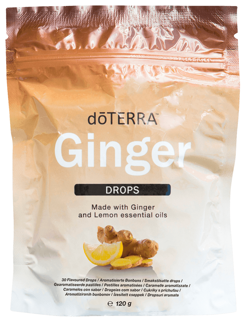 doTERRA gyömbércukorka – pasztilla illóolajokkal