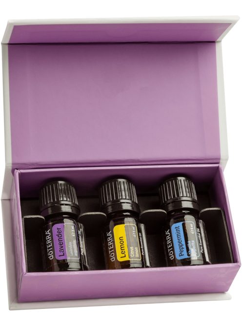 doTERRA Bevezető készlet – Levendula, Citrom, Borsmenta (3×5 ml)