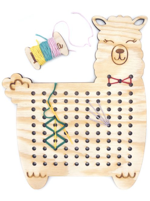 Fa fűzős formák – MiniDots – Alpaka
