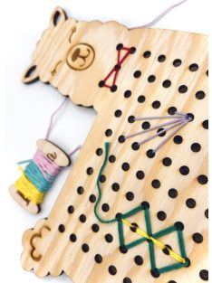 Fa fűzős formák – MiniDots – Alpaka