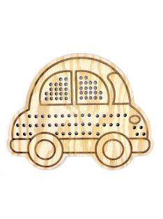 Fa fűzős formák – MiniDots – Autó