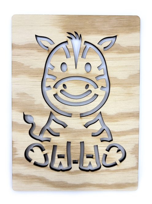 Szafari rajzsablon - Zebra