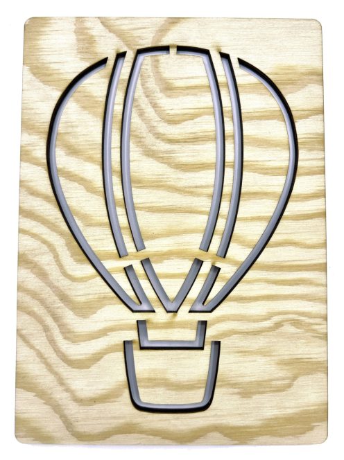 Ceruzamóka – Rajzsablon – Járművek – Hőlégballon