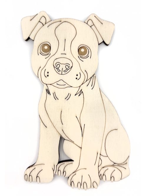 PaintMe – Fa kifestő – Kutyafajták – Amerikai staffordshire terrier