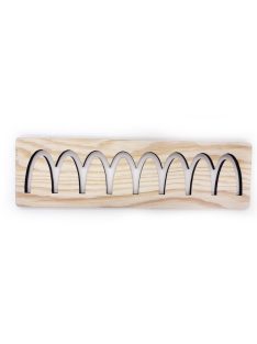 MIDI grafomotoros sablonok (kb. 20 cm) – Keskeny ívek