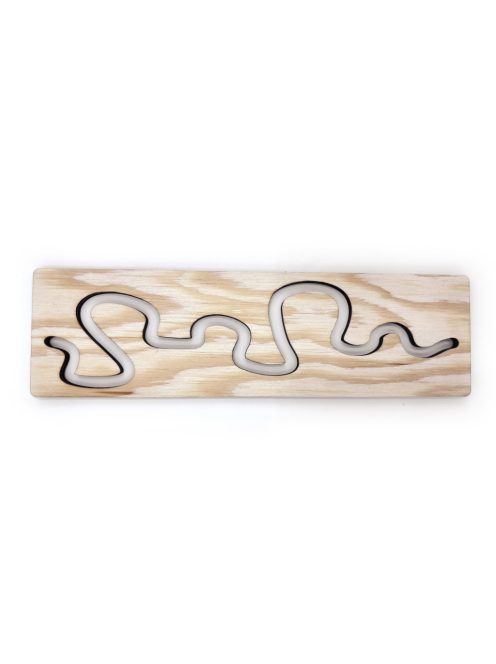 MIDI grafomotoros sablonok (kb. 20 cm) – Kanyargós kis kígyó