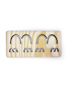 MINI grafomotoros sablonok (kb. 15 cm) – Kis ívek