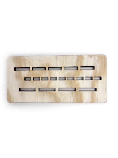 MINI grafomotoros sablonok (kb. 15 cm) – Szaggatott vonalak