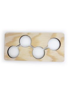   MINI grafomotoros sablonok (kb. 15 cm) – Összekapcsolt körök