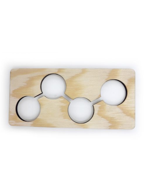 MINI grafomotoros sablonok (kb. 15 cm) – Összekapcsolt körök