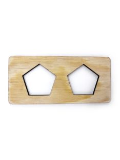 MINI grafomotoros sablonok (kb. 15 cm) – Ötszögek