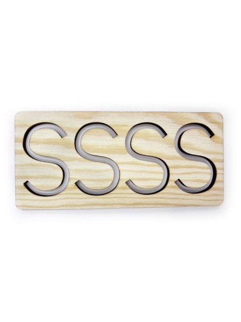 MINI grafomotoros sablonok (kb. 15 cm) – Kis S-alakok