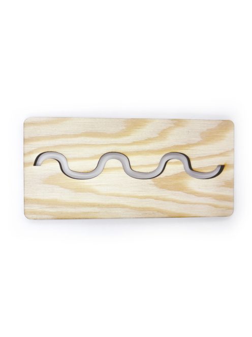 MINI grafomotoros sablonok (kb. 15 cm) – Hullámvonal